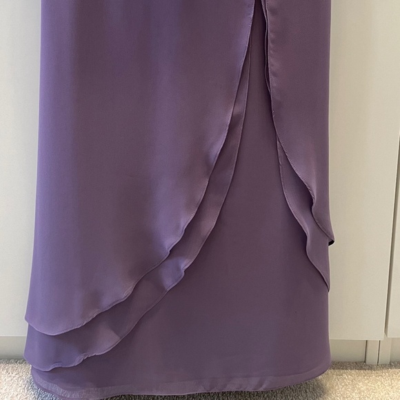 Bill Levkoff Bridesmaid's Dress Light Purple - Picture 2 of 5